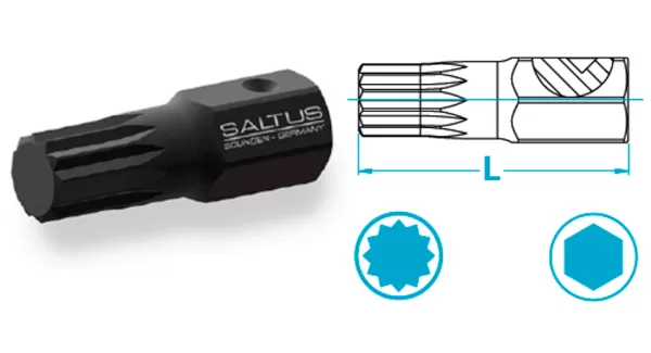 Atlas Copco-Exchangeable Bits for XZN-screws