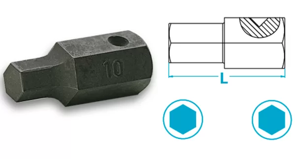 Atlas Copco- Exchangeable Bits for inhex screws