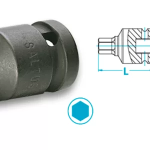 Atlas Copco-Bit socket for inhex screws