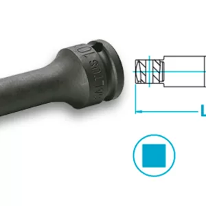 Atlas Copco-Extension with hole at the output drive