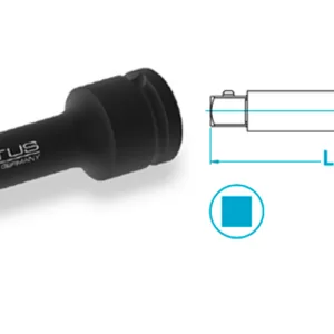 Atlas Copco-Extension with pin at the output drive