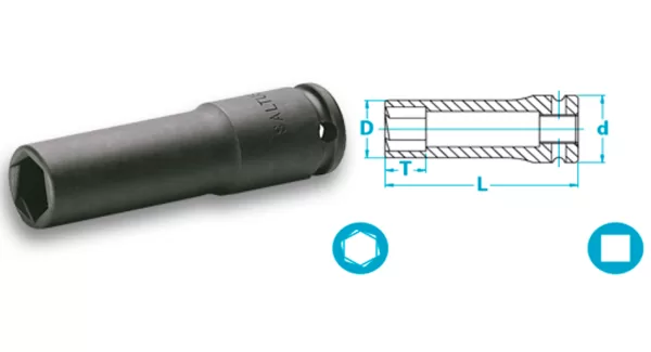 Atlas Copco-Socket, long version, pathfinder