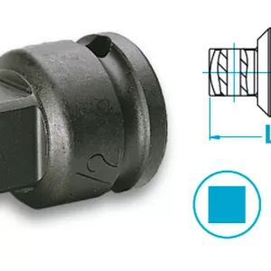 Atlas Copco-Universal adapter with hole at the output square drive