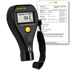 Surface Tester PCE-GM 75-ICA Incl. ISO Calibration Certificate