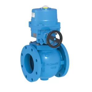 Flomatic Valves 54-A Flo-E-Centric Plug Valve with Actuator