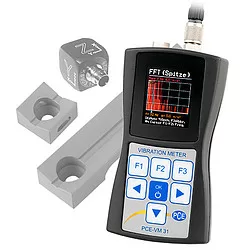 Condition Monitoring Human Vibration Meter with Hand-Arm Sensor PCE-VM 31