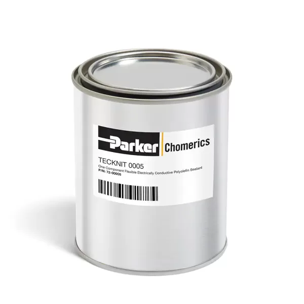 Parker TECKNIT 0005 Silver-Plated Copper Filled Polyolefin Electrically Conductive Sealant