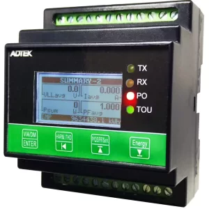 ADTEK - Multifunction Power Meter (DIN rail)