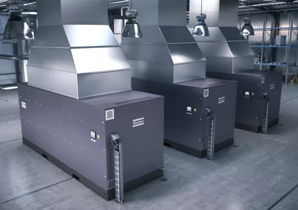 Atlas Copco- Oil-lubricated screw compressors GA (VSD⁺)