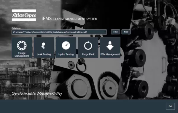 Atlas Copco-iFMS - Flange management system