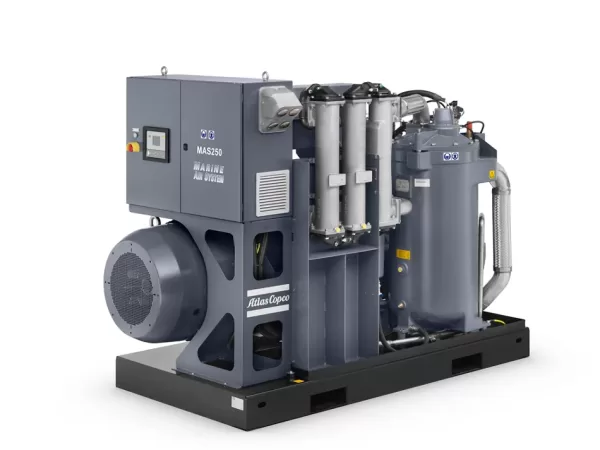 Atlas Copco- MAS oil-injected screw compressors for marine