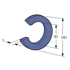 Parker Flat Washer Shape Electrically Conductive Elastomer Molded Gaskets