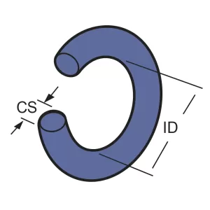 Parker O-Ring Shape Electrically Conductive Elastomer Molded Gaskets