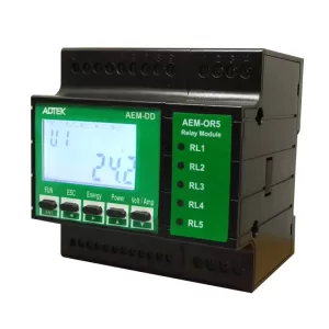ADTEK - Multi-Circuit DC Power Meter (DIN rail)