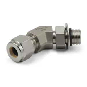Hitelok Tube Fittings-45° Positionable Male Elbow