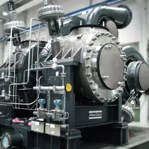 Atlas Copco- Compander (TM) integrally geared compressor expander