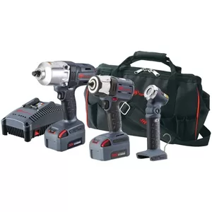 INGERSOLL RAND - W5132 20v Impact Wrench, W7150 20v High-Torque Impact Wrench and L5110 Task Light Combo Kit