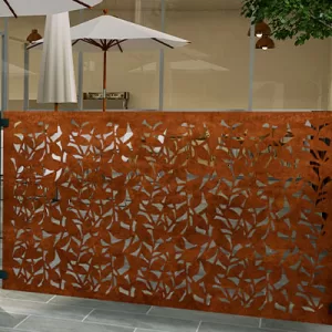 Gnee Steel- Garden Privacy Art Metal Panels Corten Screen