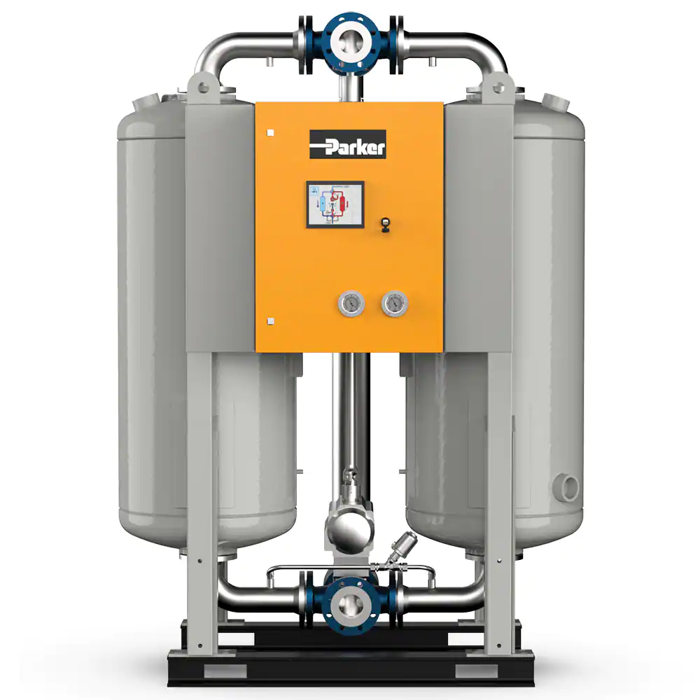 Parker WVM Series Large Flow Low Energy Vacuum Regenerated Compressed Air Dryer