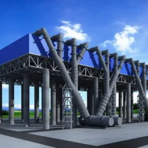 GMS  Shuangliang Air cooled condenser (ACC) for thermal power plant