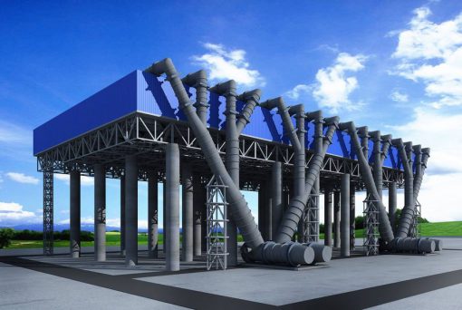 GMS  Shuangliang Air cooled condenser (ACC) for thermal power plant