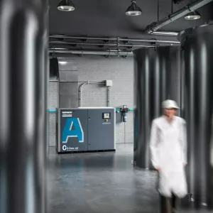 Atlas Copco- AQ water-injected oil-free screw compressors