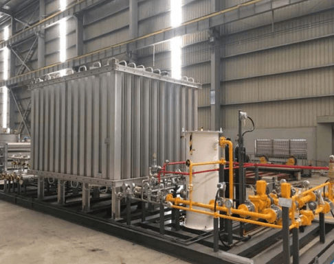 GMS LNG pressure regulator unit