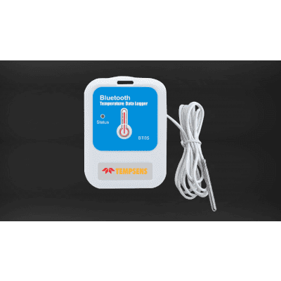 Tempsen Bluetooth Temperature Data Logger with external Sensor