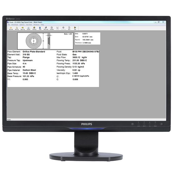 Rosemount™ Flowel Instrument Sizing and Specification Software