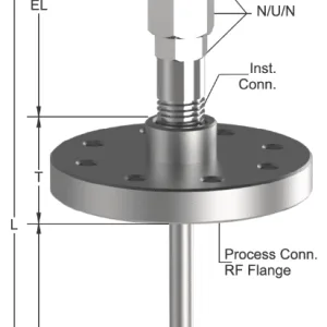 Tempsen R - 730 RTD with N/U/N & Straight Thermowell