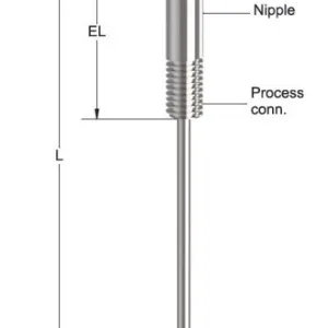 Tempsen R - 105 RTD with Nipple