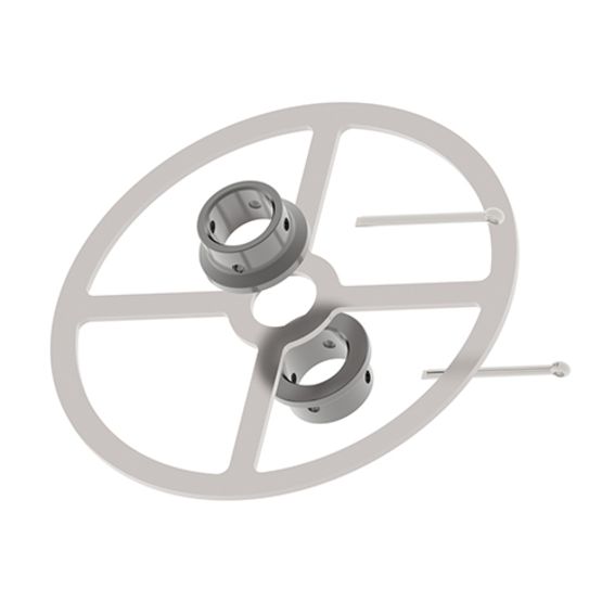 Rosemount™ 4" SS Centering Disk for Single Rigid Probe, 13 mm