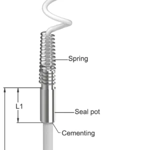 Tempsen T - 800 STANDARD THERMOCOUPLE WITH CABLE & M-F CONNECTOR