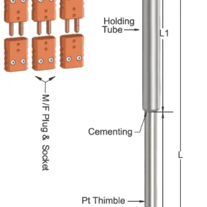 Tempsen T - 900 TRI-LEVEL THERMOCOUPLE WITH LONG PT THIMBLE