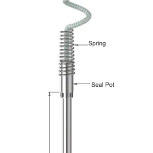 Tempsen T - 992 ULTRA HIGH TEMPERATURE THERMOCOUPLE, TRANSITION JOINT WITH LEMO CONNECTOR